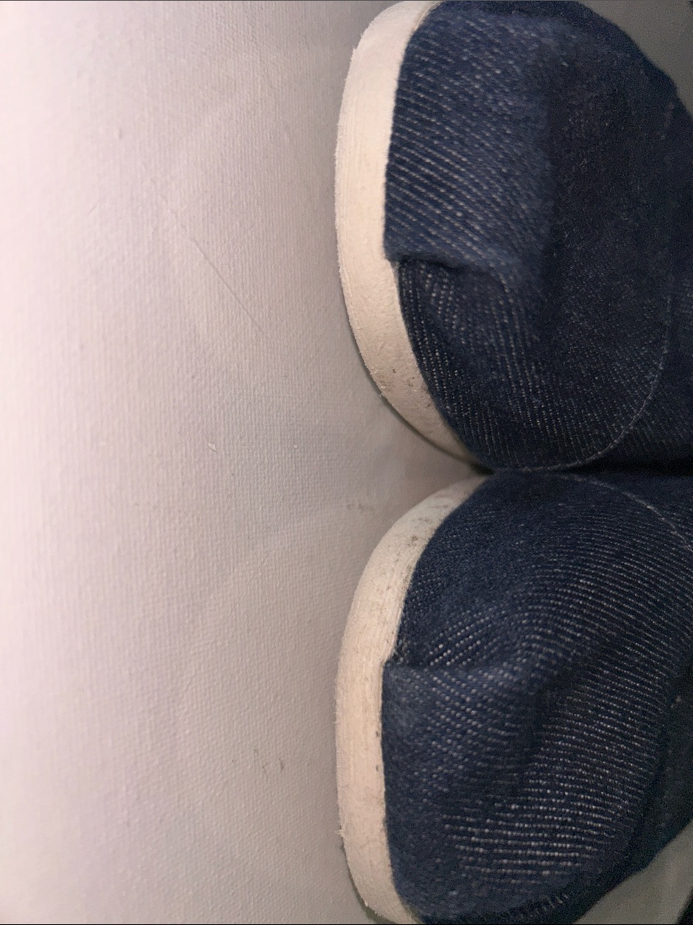 Toms Mens Alpargata Navy Slip-On Loafers in Dark Denim with Brown Trim - Picture 3 of 7